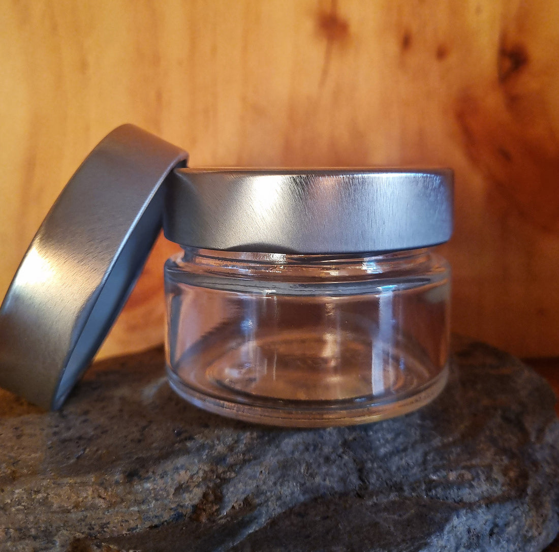 Glass Jar with Steel Lid