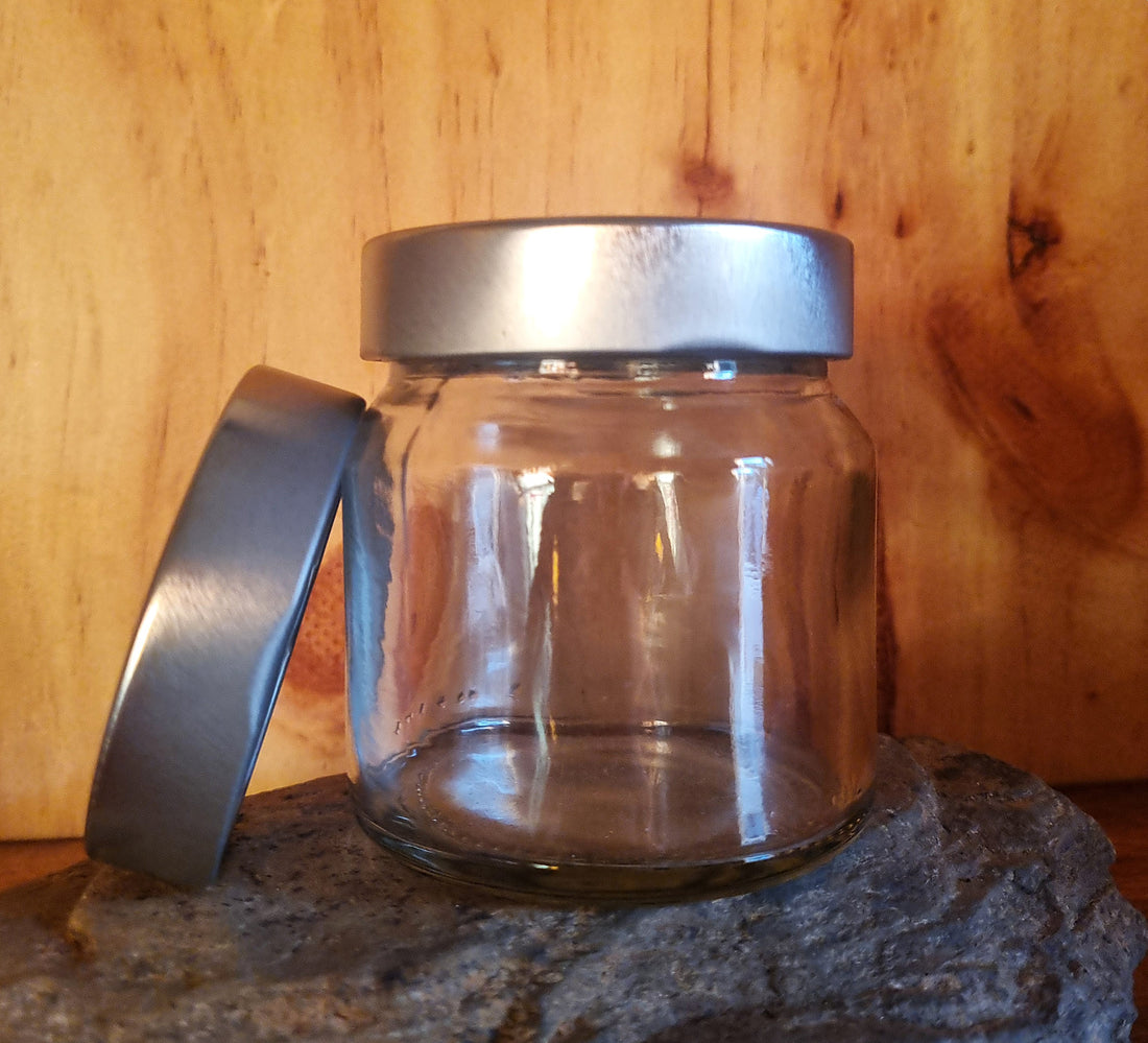Glass Jar with Steel Lid