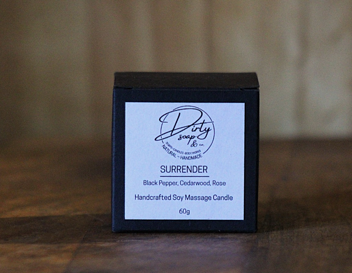 Surrender: Massage Oil Candle