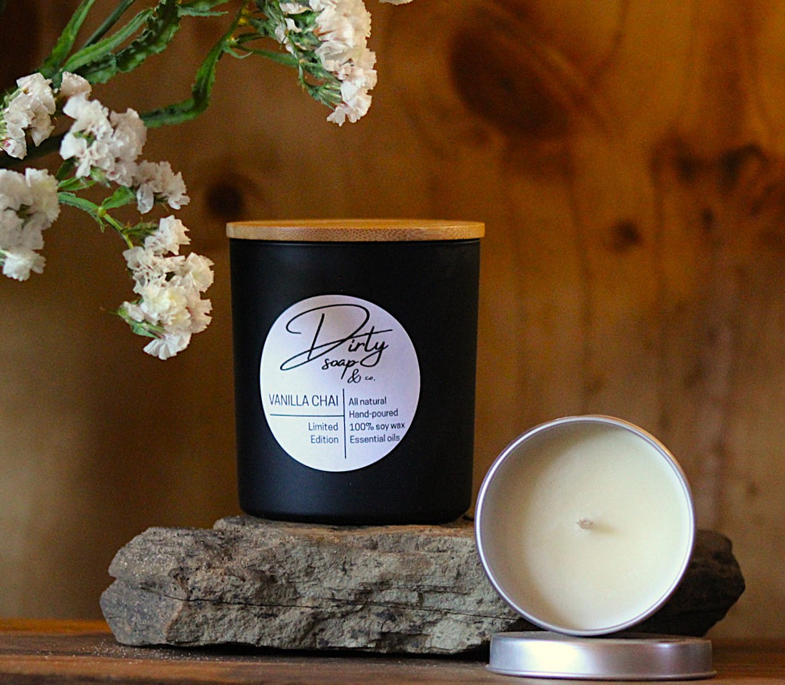 Vanilla Chai: Limited Edition Soy Aromatherapy Candle