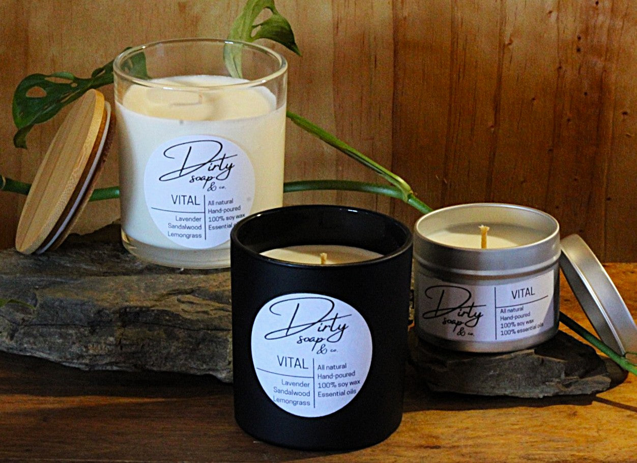 Vital: Soy Aromatherapy Candle