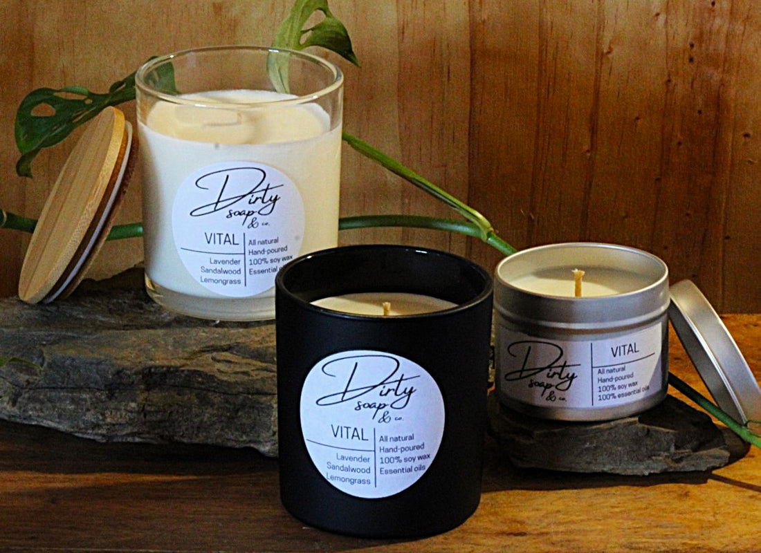 Vital: Soy Aromatherapy Candle
